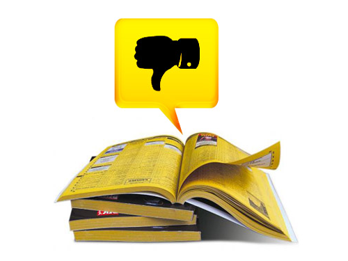yellow pages waste marketing dollars